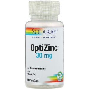 Solaray OptiZinc 30mg 60 caps