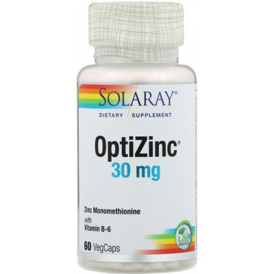 Solaray OptiZinc 30mg 60 caps