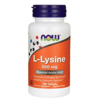 NOW L-Lysine 500mg 100tab