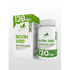 Natural Supp Biotin 5000 mkg 120 caps