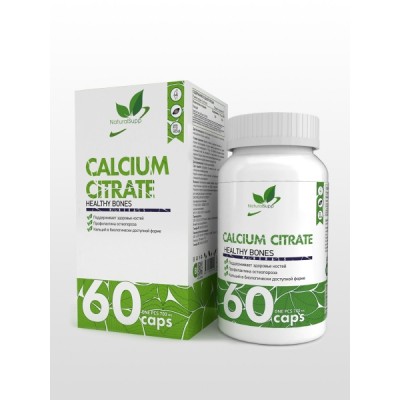 Natural Supp Calcium Citrate 500 mg 60 caps