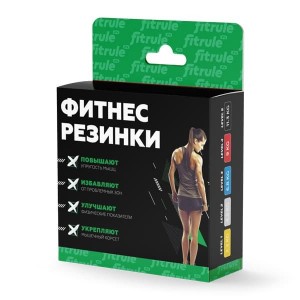 FitRule Набор резинок для фитнеса 4шт