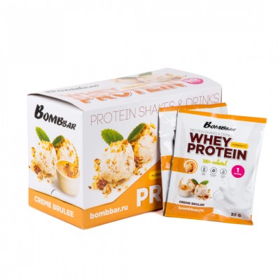 Bombbar Whey Protein 30gr крем-брюле