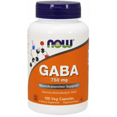 NOW GABA 750mg 100caps