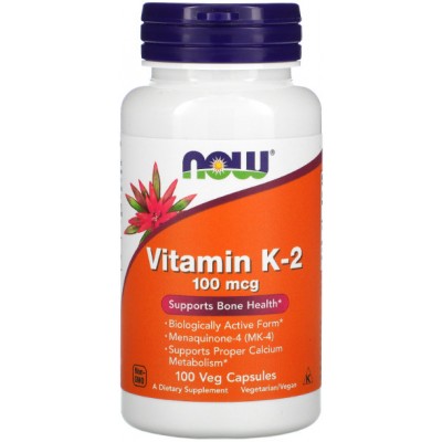 NOW Vitamin K2 100mcg 100 caps