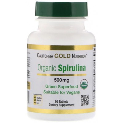 CGN Organic Spirulina 500mg 60tab