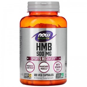 NOW HMB 500 мг 120 капс (бета-гидрокси-бета-метилбутират)