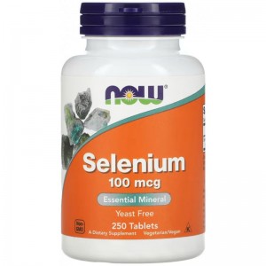 NOW Selenium 100 мкг 250 таб (селенметионин)