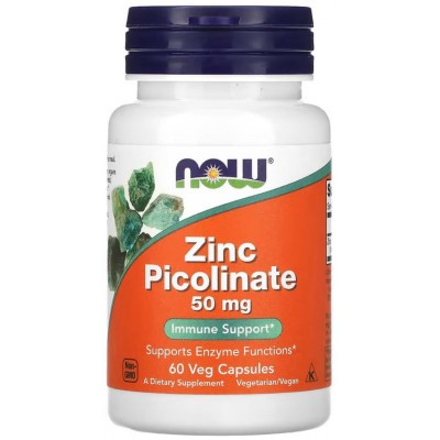 NOW Zinc Picolinate 50 мг 60 капс